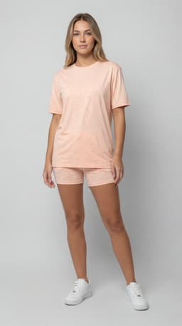 Lounge T-shirt set — beige